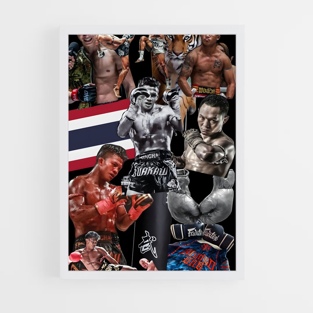 Poster Wbc de muaythai – affiche Muay Thai (vue 3)